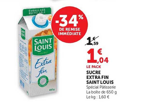 -34% DE REMISE IMMÉDIATE