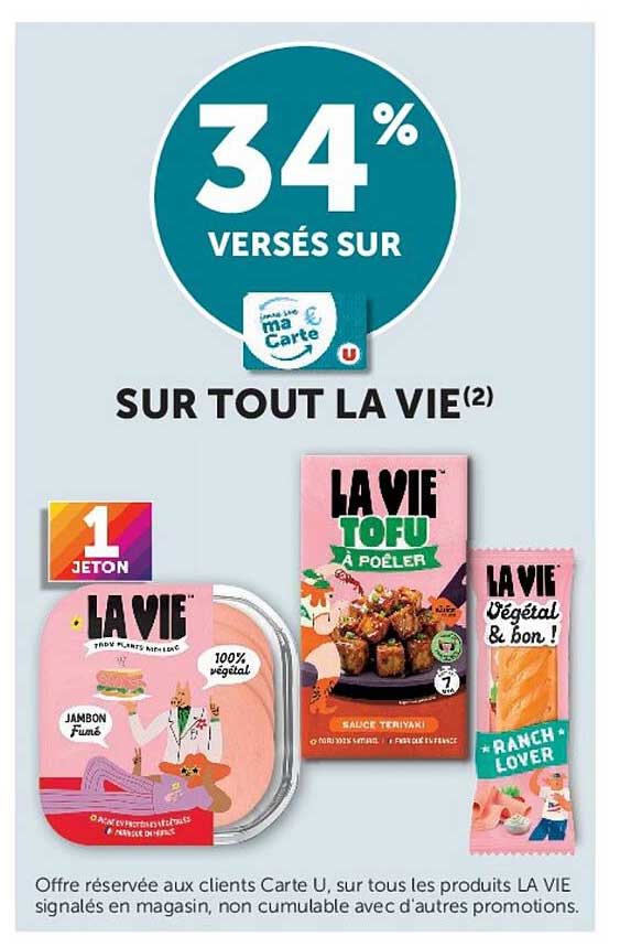 34% VERSÉS SUR SUR TOUT LA VIE(2)