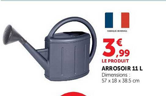 3,99 € LE PRODUIT ARROSOIR 11 L