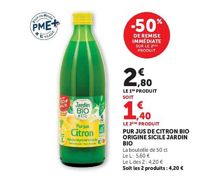 -50% DE REMISE IMMEDIATE SUR LE 2EME PRODUIT