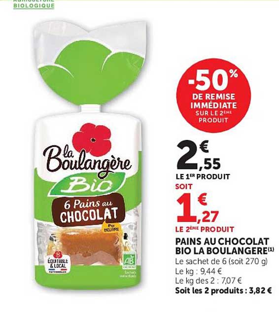-50% DE REMISE IMMÉDIATE SUR LE 2ÈME PRODUIT