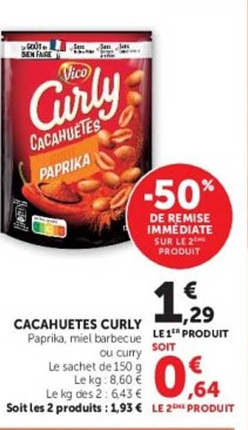 -50% DE REMISE IMMÉDIATE SUR LE 2ème PRODUIT