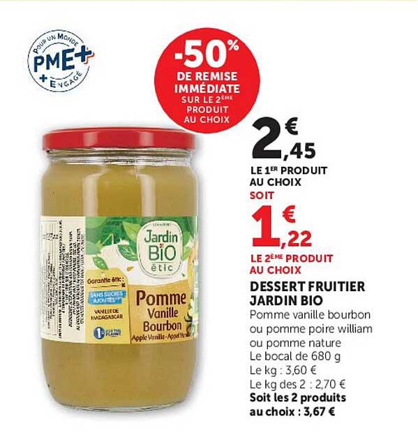 -50% DE REMISE IMMÉDIATE SUR LE 2ÈME PRODUIT AU CHOIX