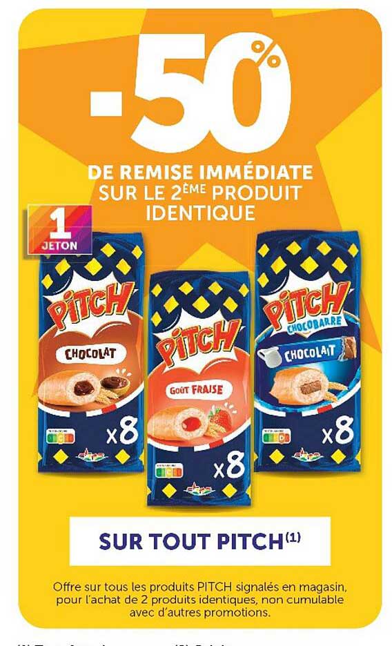 -50% DE REMISE IMMÉDIATE SUR LE 2ÈME PRODUIT IDENTIQUE