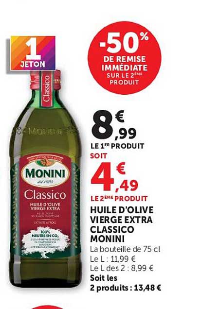 -50% DE REMISE IMMÉDIATE SUR LE 2ÈME PRODUIT