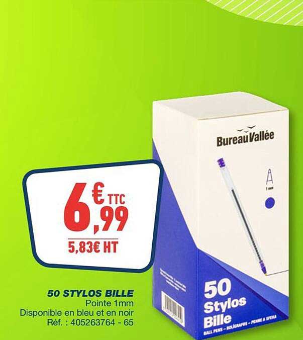 50 STYLOS BILLE