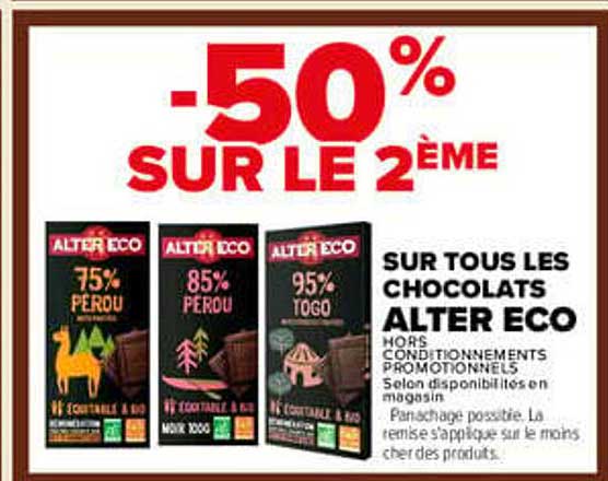 -50% SUR LE 2ÈME