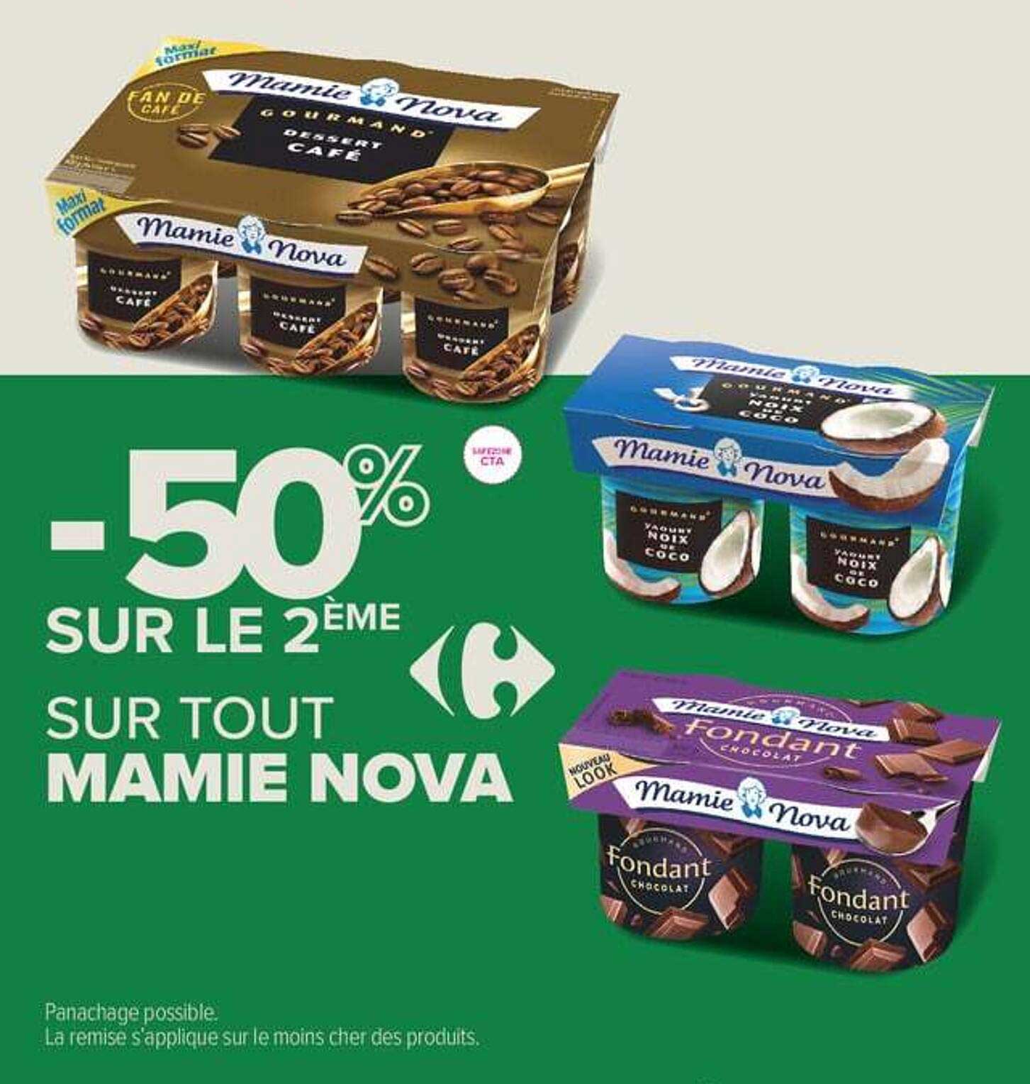 -50% SUR LE 2ÈME SUR TOUT MAMIE NOVA