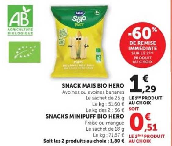 -60% DE REMISE IMMÉDIATE SUR LE 2E PRODUIT AU CHOIX