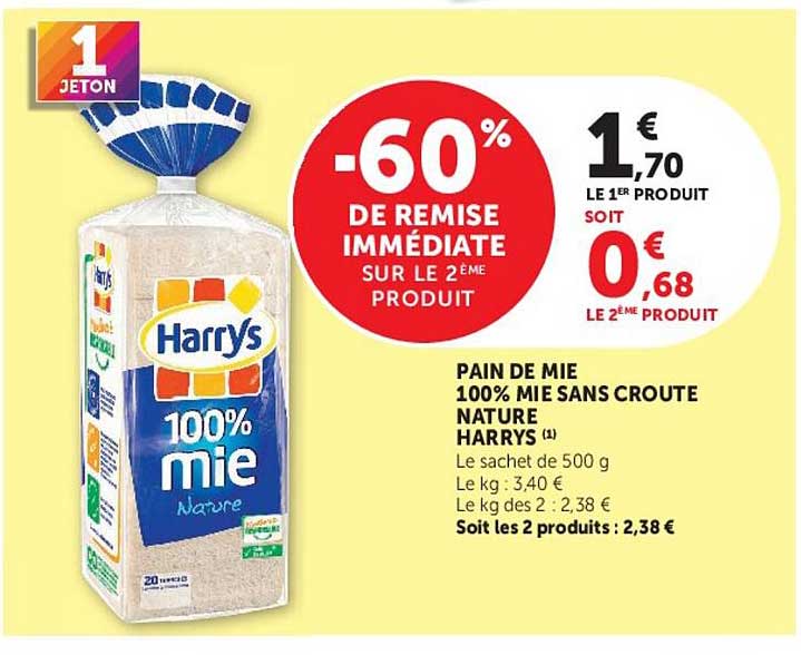 -60% DE REMISE IMMÉDIATE SUR LE 2ÈME PRODUIT