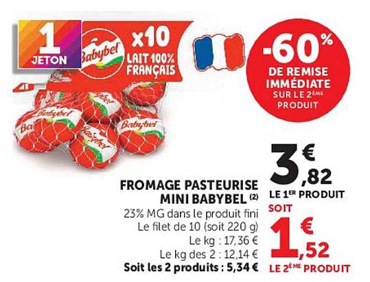 -60% DE REMISE IMMÉDIATE SUR LE 2ÈME PRODUIT