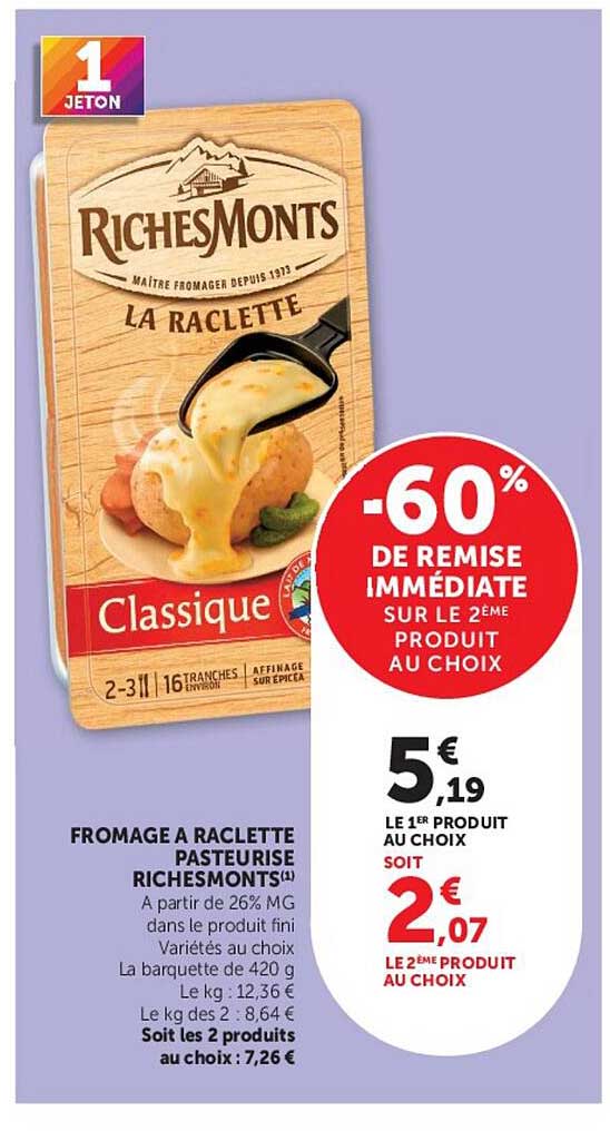 -60% DE REMISE IMMÉDIATE SUR LE 2ÈME PRODUIT AU CHOIX