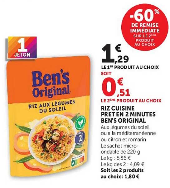 -60% DE REMISE IMMÉDIATE SUR LE 2ÈME PRODUIT AU CHOIX