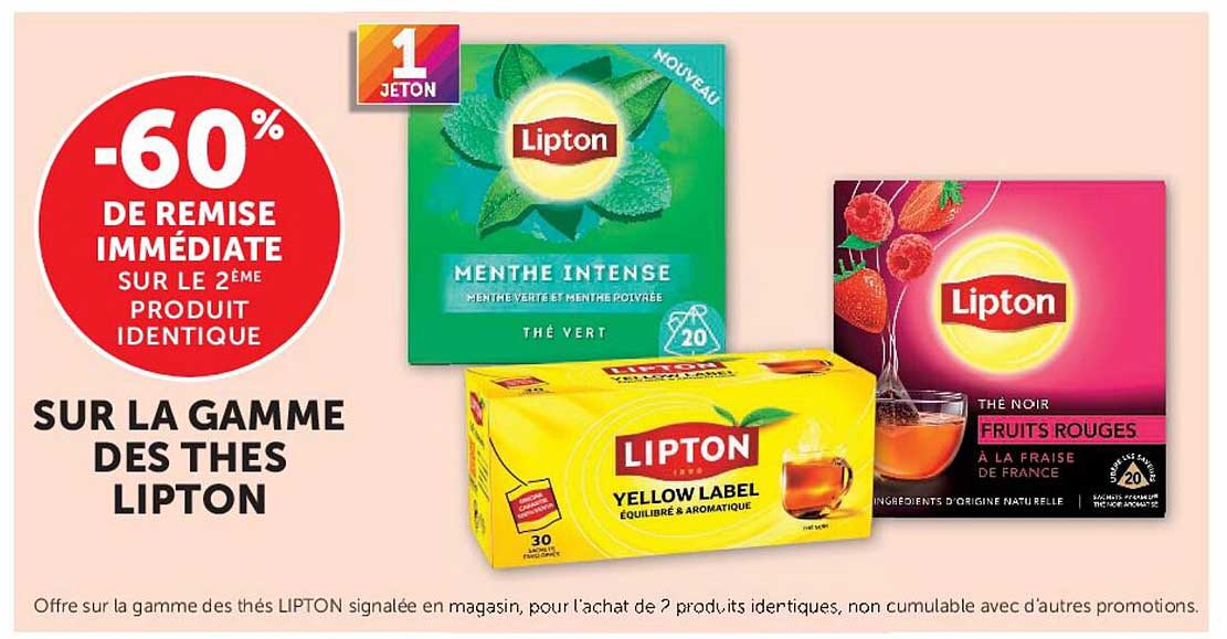 -60% DE REMISE IMMÉDIATE SUR LE 2ÈME PRODUIT IDENTIQUE