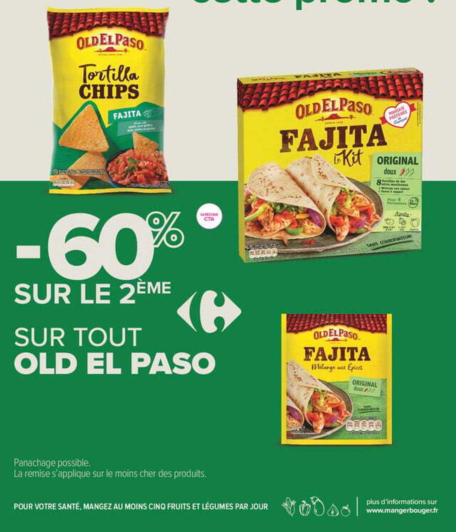 -60% SUR LE 2EME SUR TOUT OLD EL PASO