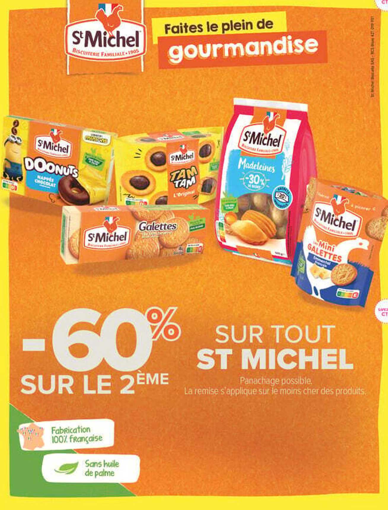 -60% SUR LE 2ÈME SUR TOUT ST MICHEL