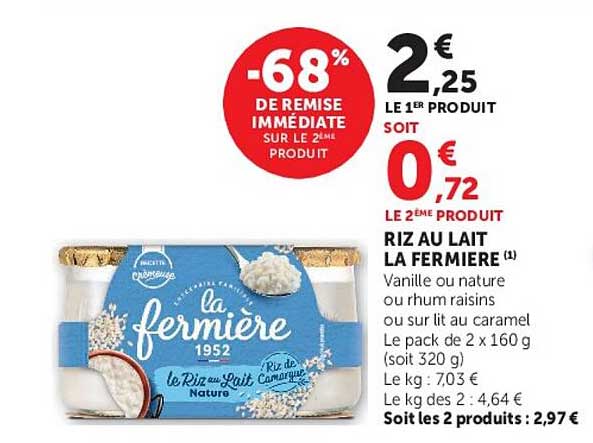 -68% DE REMISE IMMÉDIATE SUR LE 2EME PRODUIT