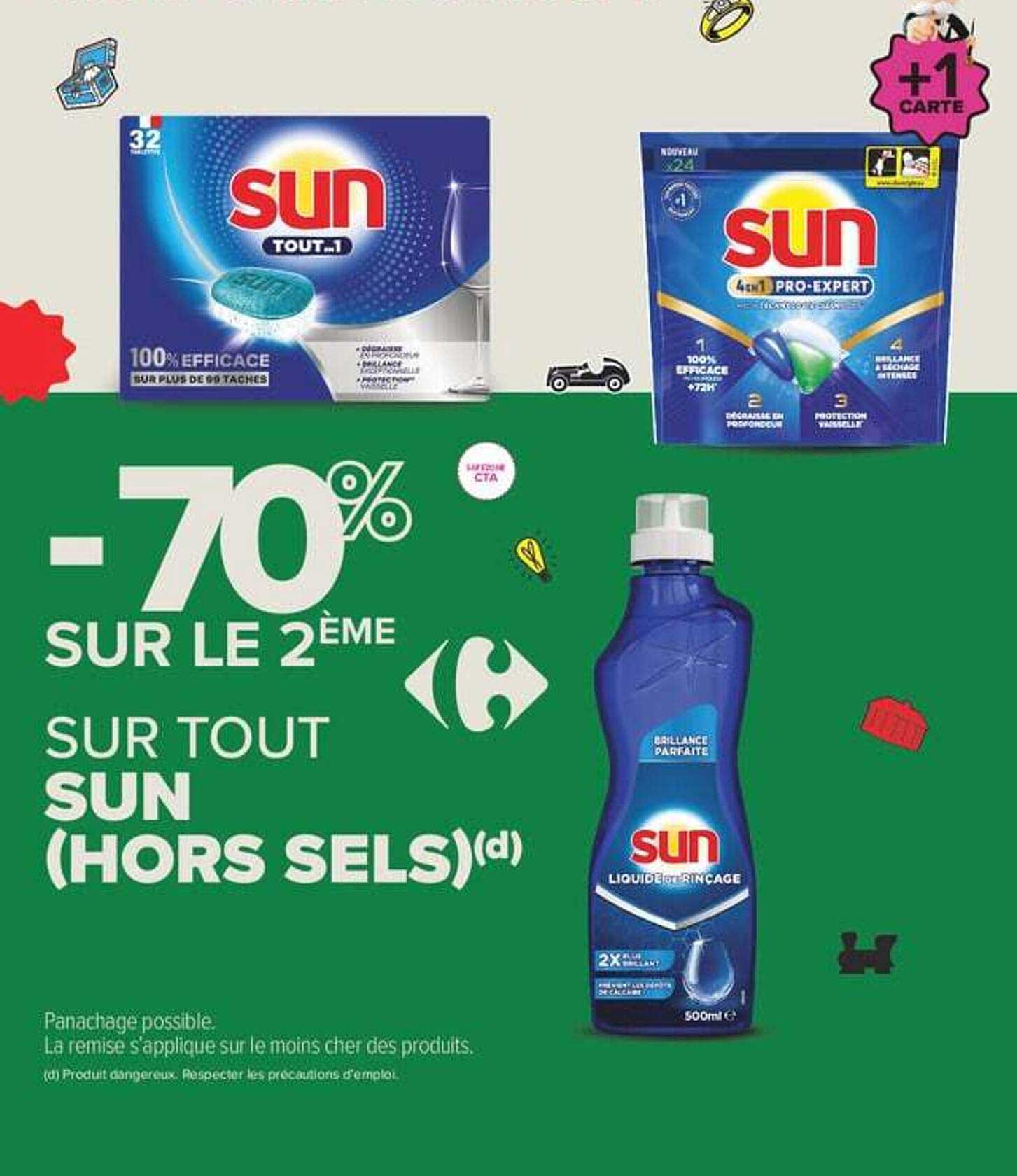 -70% SUR LE 2ÈME SUR TOUT SUN (HORS SELS)(d)