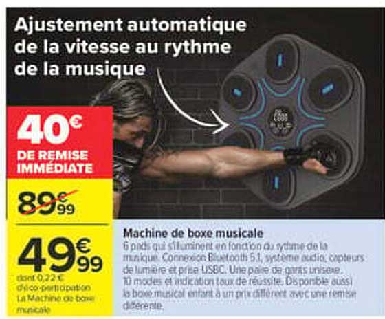 Ajustement automatique de la vitesse au rythme de la musique
