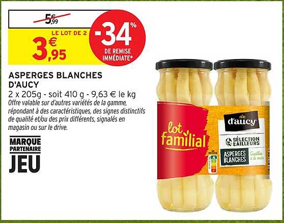ASPERGES BLANCHES D'AUCY