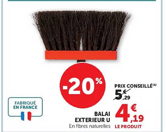 BALAI EXTERIEUR U