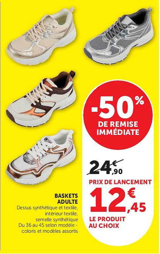 BASKETS ADULTE
