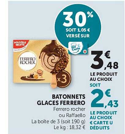 BATONNETS GLACES FERRERO
