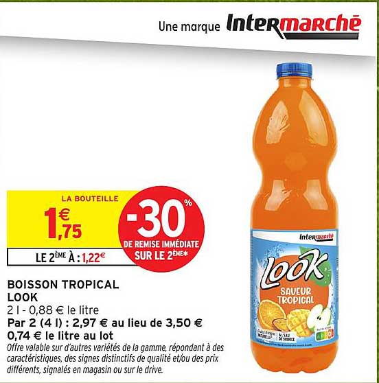 BOISSON TROPICAL LOOK
