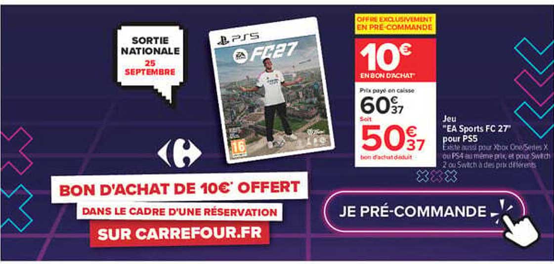 BON D'ACHAT DE 10€ OFFERT