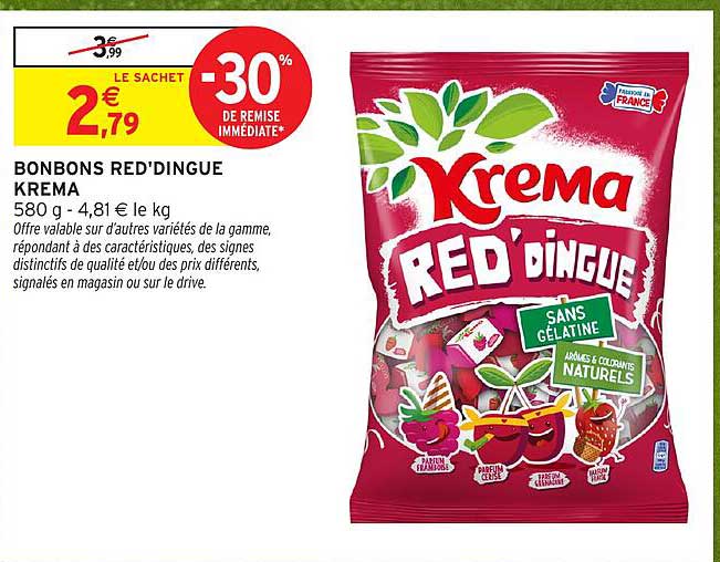BONBONS RED'DINGUE KREMA