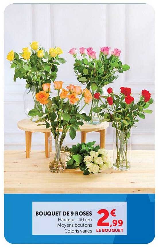 BOUQUET DE 9 ROSES