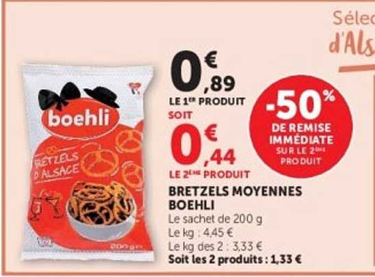 BRETZELS MOYENNES BOEHLI
