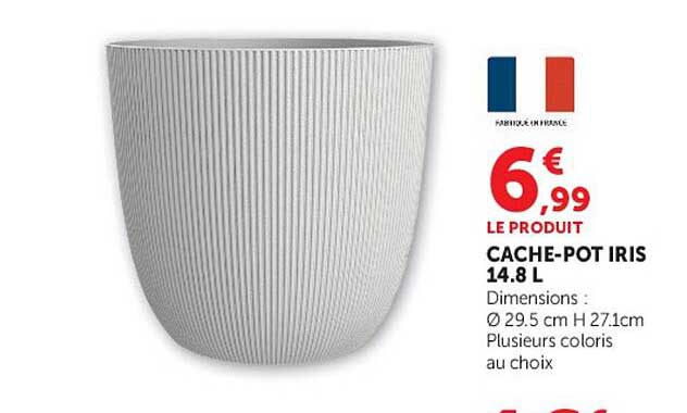 CACHE-POT IRIS 14.8 L