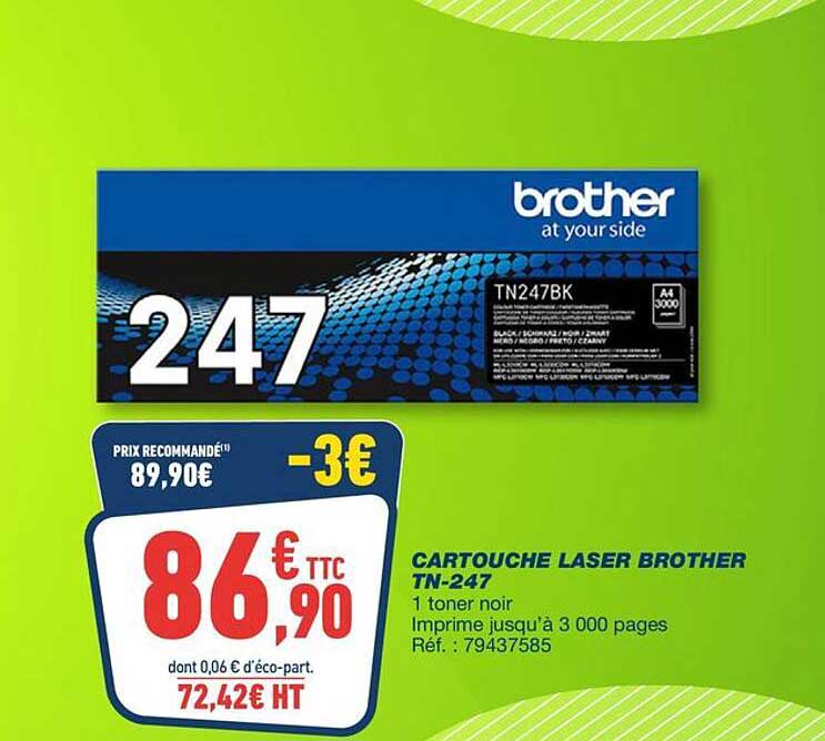 CARTOUCHE LASER BROTHER TN-247