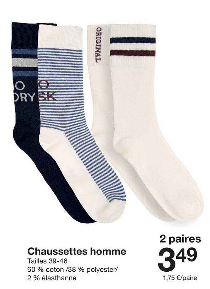 Chaussettes homme