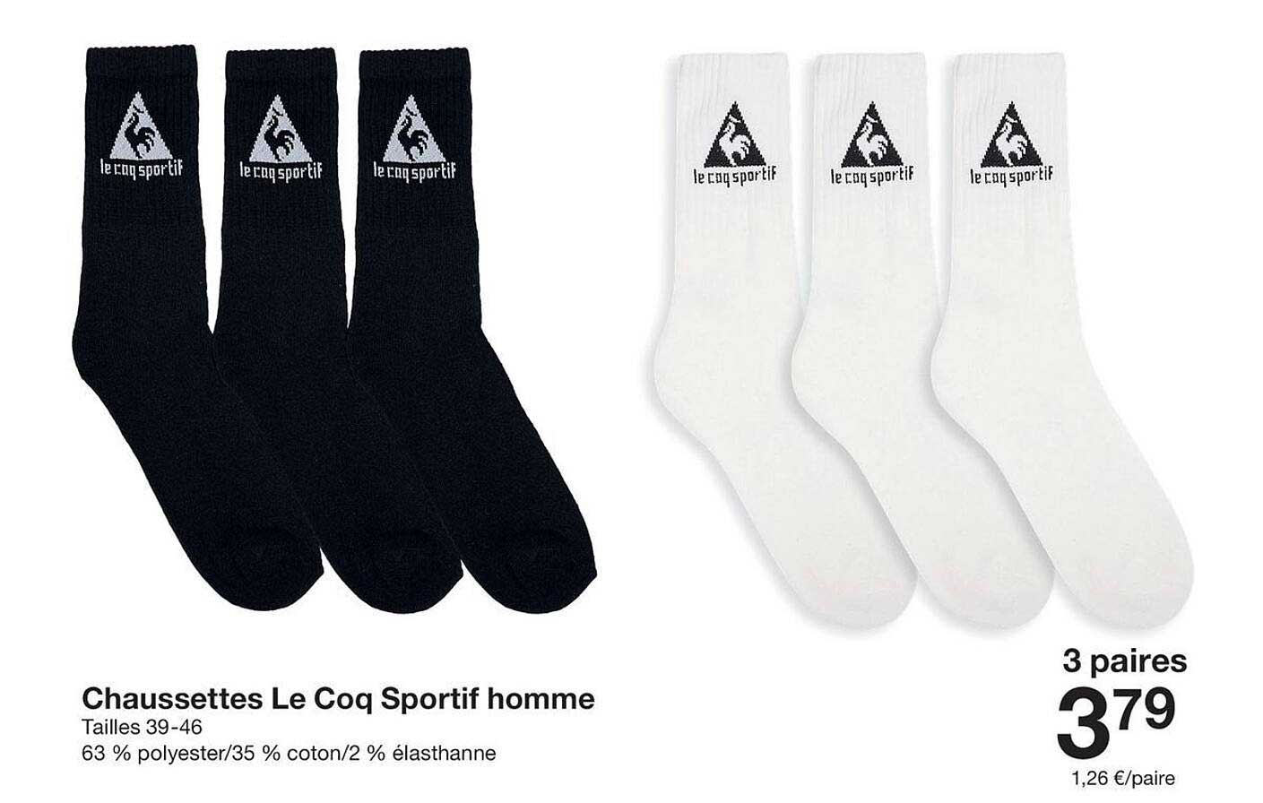 Chaussettes Le Coq Sportif homme