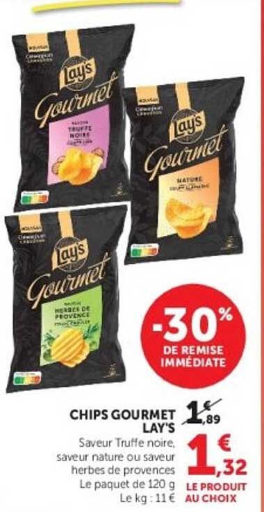 CHIPS GOURMET LAY'S