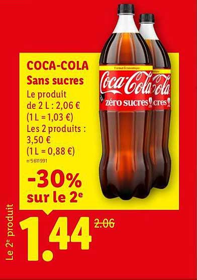 COCA-COLA Sans sucres