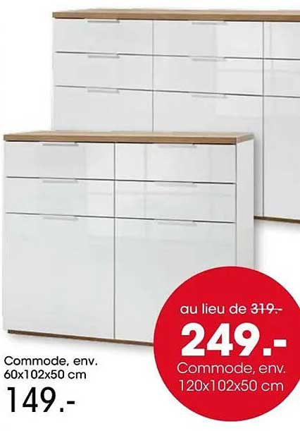 Commode, env. 60x102x50 cm