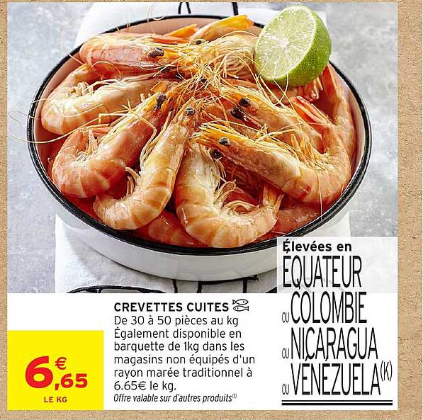 CREVETTES CUITES