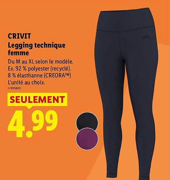 CRIVIT Legging technique femme
