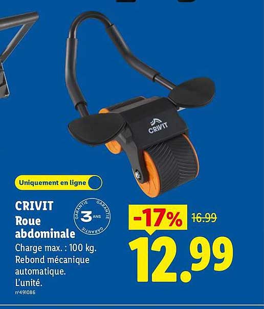 CRIVIT Roue abdominale
