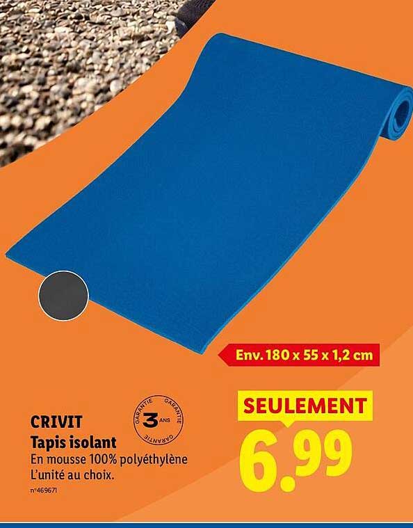 CRIVIT Tapis isolant