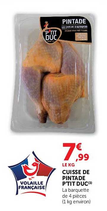 CUISSE DE PINTADE P'TIT DUC