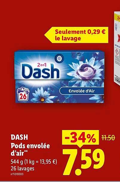 DASH Pods envolée d’air**