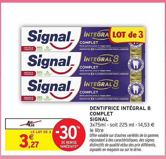 DENTIFRICE INTEGRAL 8 COMPLET SIGNAL