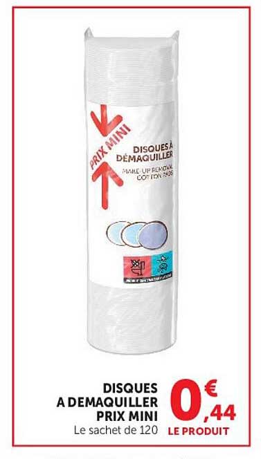 DISQUES A DEMAQUILLER PRIX MINI