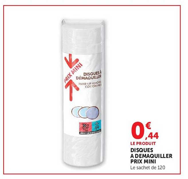 DISQUES A DEMAQUILLER PRIX MINI
