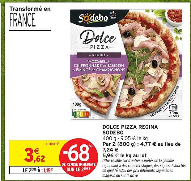 DOLCE PIZZA REGINA SODEBO