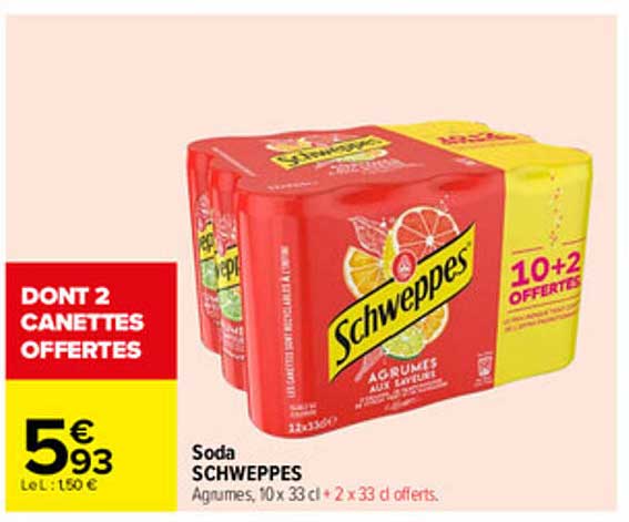 DONT 2 CANETTES OFFERTES